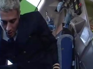 Hard sex with very smashing stewardesses