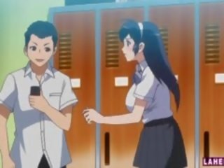 เฮนไท วัยรุ่น ได้รับ ระยำ ใน the locker ห้อง