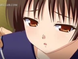 Pidh e lagur hentai i ri femër duke i shkëlqyer gojore i rritur kapëse