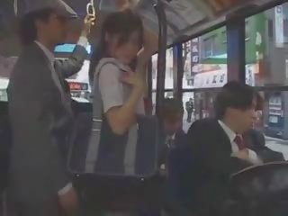 Asian Teen teenager Groped In Bus By Group