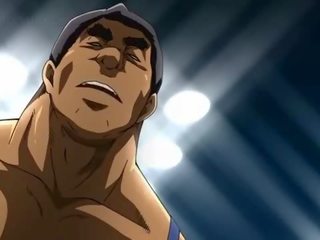 Giant wrestler hardcore fucking a sweet anime teenager