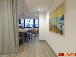 Soră vitregă futand cu roșcat stepbrother