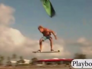 優 playmates tryout kite boarding 裸