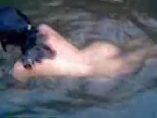 Groovy and busty amateur teen cutie swimming naked in the river - fuckmehard.club