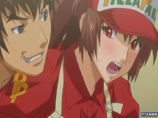 Two fast food service crews gets hard up on duty