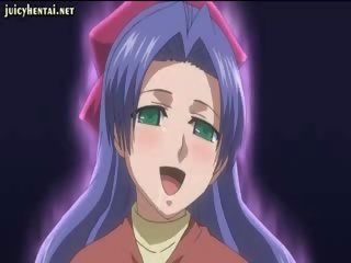 Oversexed cartoon vampire sucking a cock