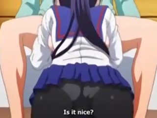 Turned on Romance Anime film With Uncensored Big Tits, Bukkake