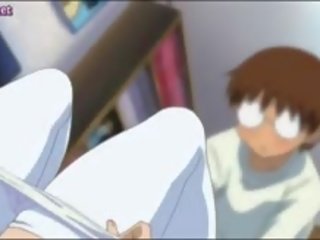 Charming Anime Vixen Showing Her Jugs