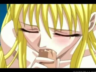 Hentai princesa poje gred in dobi polizala