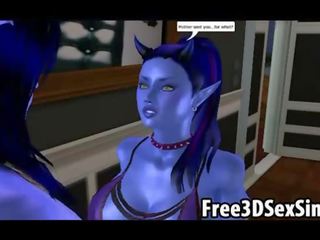 ランディ 3d 漫画 avatar エイリアン 実行 ザ· 意地の悪い