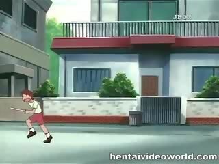 Babeage hentai daughter in dirty bukkake