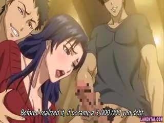 Hentai babe Gets Gangbanged Infront Of The Camera