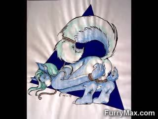 3d vynikající srstnatý foxes!