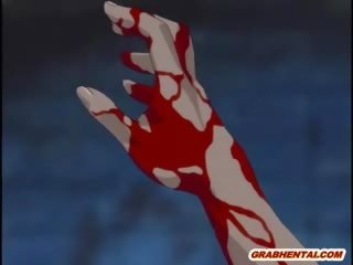 Japonská hentai miláček s bigboobs fantastický poking