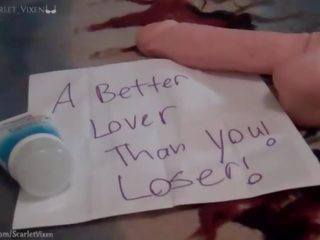 Busty femme fatale scarletvixen ignores & mocks you&comma; loser&period;