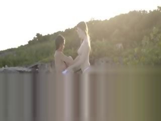 Lezzies láska jen po sunset