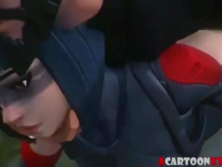 Fortnite sex video session with lascivious babes