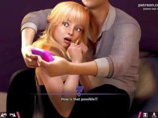 Dua kerja rumah &vert; randy si rambut perang remaja kekasih try kepada distract suitor daripada permainan oleh menunjukkan beliau swell besar pantat/ punggung dan menunggang beliau aci &vert; saya paling seksi gameplay detik-detik &vert; sebahagian &num;14