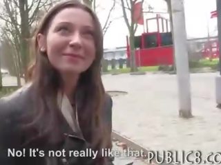 Чешка проститутка picked вгору на в вулиця і трахкав для готівка