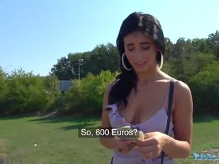 Public Agent incredible busty Romanian enchantress fucked to orgasm for cash