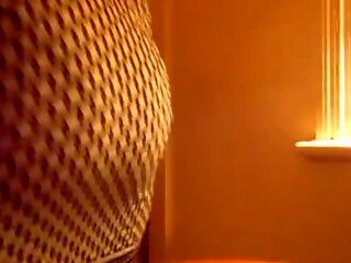 Phat Ass Fishnet Geordie whore Shaking Ass
