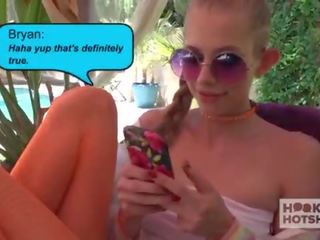 Skinny young feature meets buddy online for anal sex