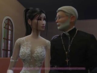 &lbrack;trailer&rsqb; līgava bauda the pēdējais days pirms iegūšana married&period; xxx saspraude ar the priest pirms the ceremony - nerātnas betrayal