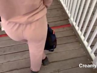 我 仅仅 有 时间 到 吞 难以置信 cum&excl; 冒险的 公 成人 电影 上 ferris 轮 - creamysofy