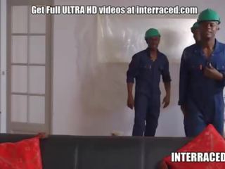 Extraordinary MILF Hires 3 BBC Construction Workers