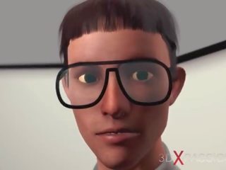 3d cuckold&excl; 回しました 上の 若い ブロンド ファック ハード バイ a 大きい ブラック putz