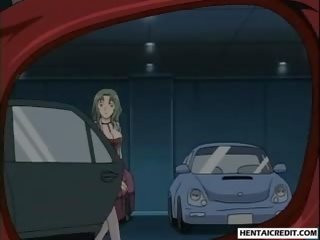 Hentai diva in leash ready to serve