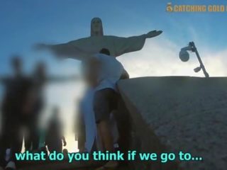 Marvellous ххх филм с а бразилски strumpet избран нагоре от christ на redeemer в рио де janeiro