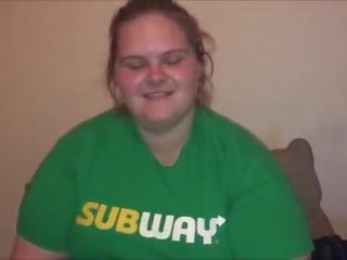 Taking Advantage of a charming innocent subway sweetheart tricking her into letting me have my way with her covering her in my glorious cum
