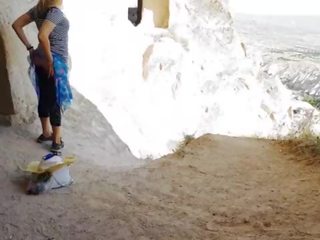 最初の ダブル フェラチオ アウトドア と その後 returned ホーム と 精液 で 彼らの 口 再び