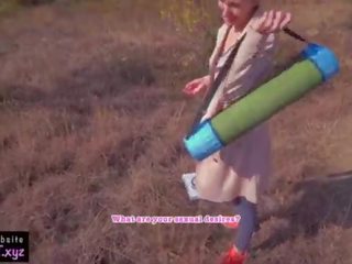 公 代理人 捡起 18 femme fatale 为 比萨 &sol; 户外 性别 夹 和 稀松 口交
