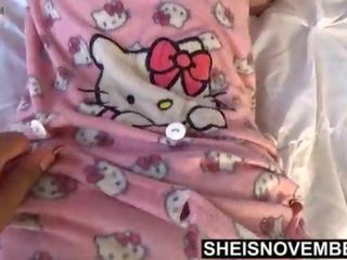 Eje isnt aware that step dad does things with his johnson while im sleeping&comma; owadanja garaja daddys sweetheart msnovember keeping their secrete&comma; while step dad is taşşak oýnamak his bbc to her göt cheeks in hello kitty gyzyň bampery flap onsie on sheisnovember